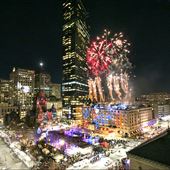 Copley Square during First Night